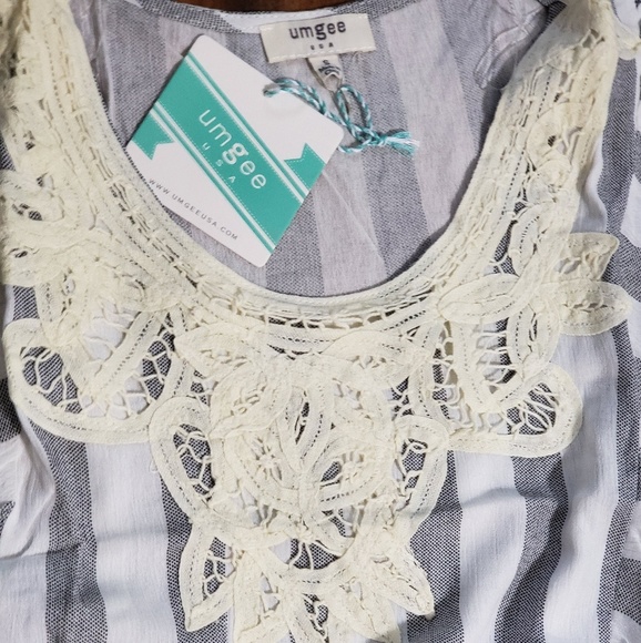 *ONLY 3 LEFT* Umgee Striped Dress - Picture 5 of 7